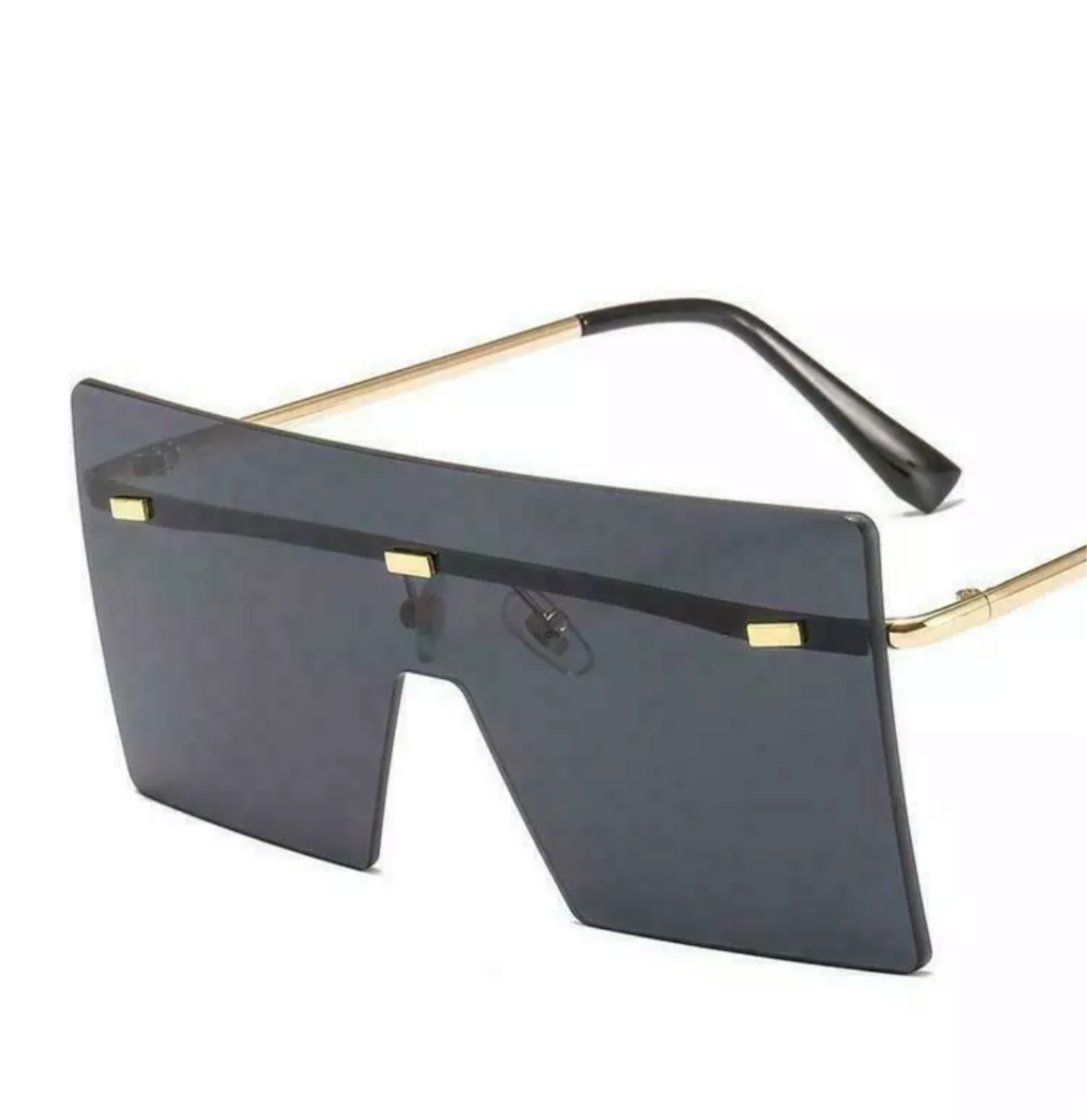 Black x Miami Square Edge Sunglasses