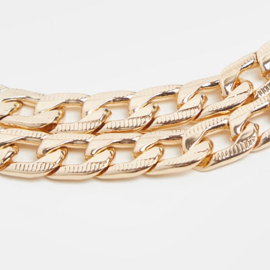 Double Chain Gold Anklet