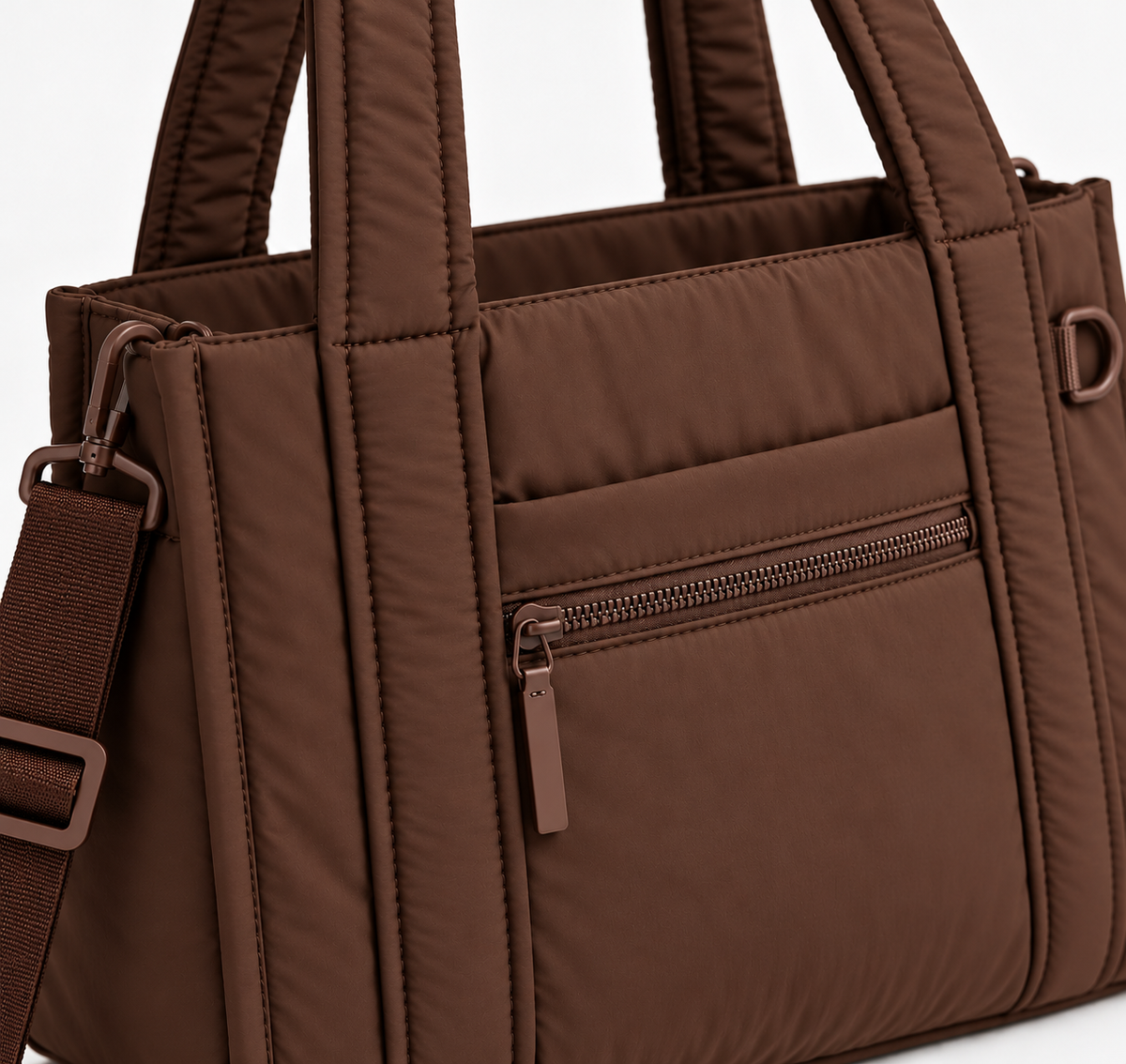 THE MUSE TOTE - BROWN