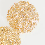 Gold Texture Stud Earrings