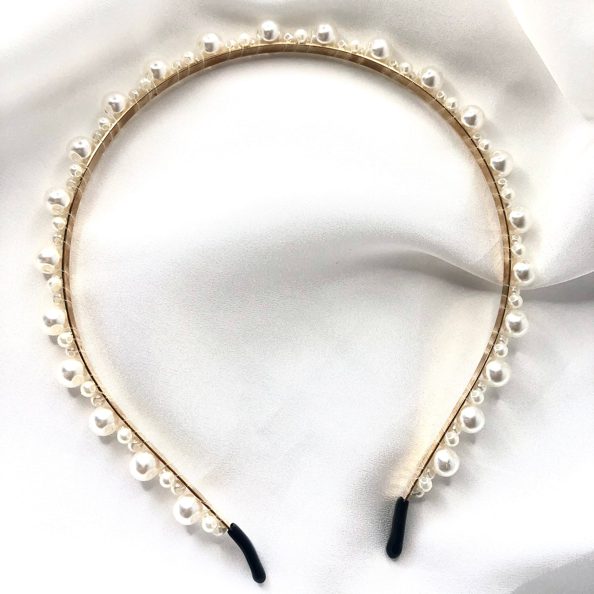 Gold Angel Pearl Headband