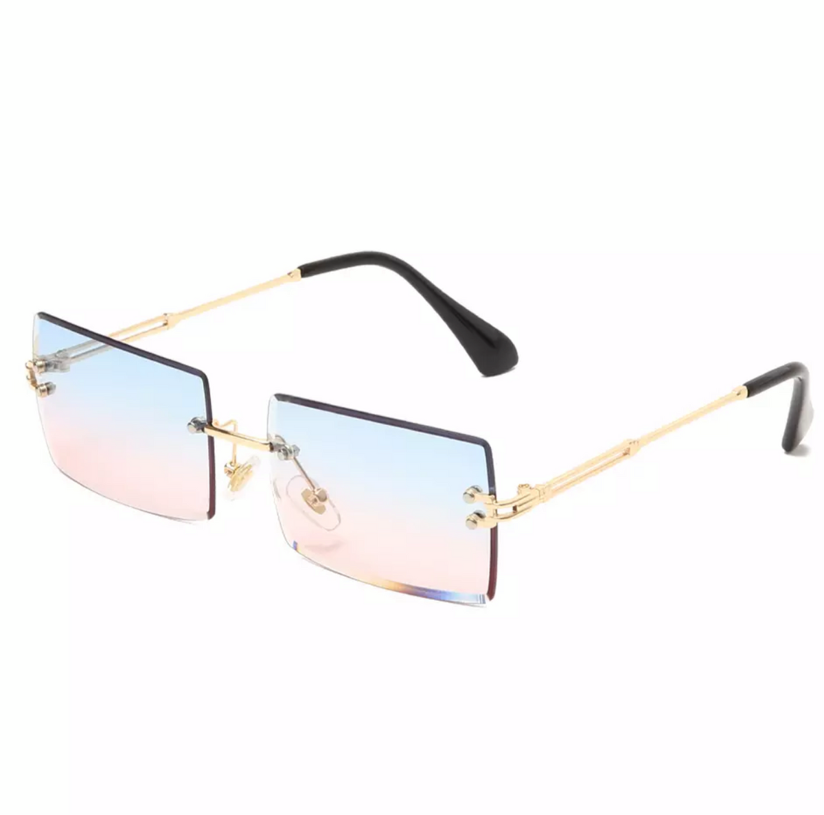 Blue & Pink Ombre Belize Sunglasses