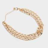 Double Chain Gold Anklet