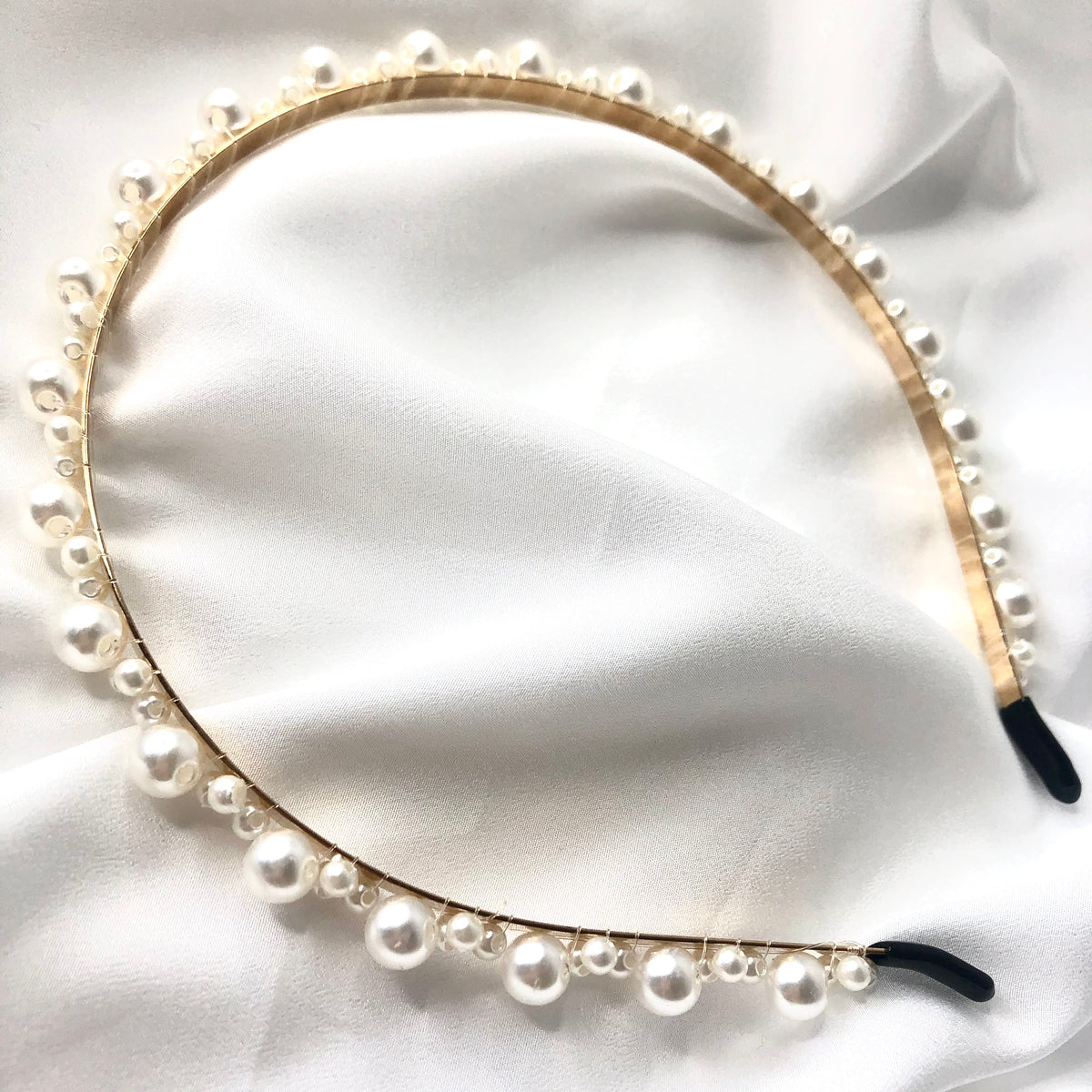 Gold Angel Pearl Headband