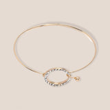 Diamanté Ring Gold Bracelet