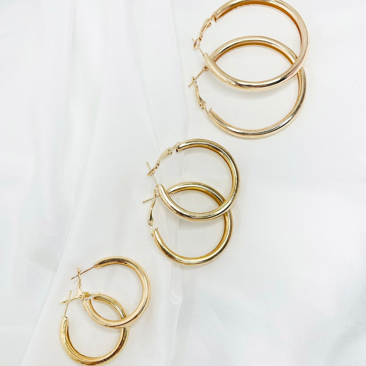 Gold Chunky Hoop