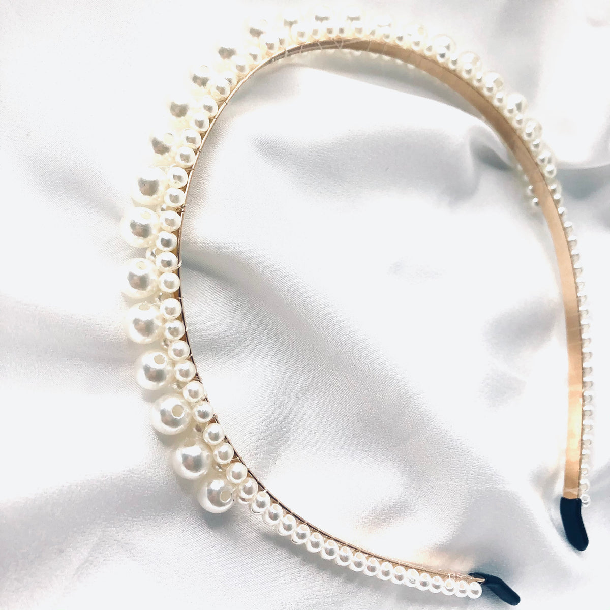 Gold Queen Pearl Headband