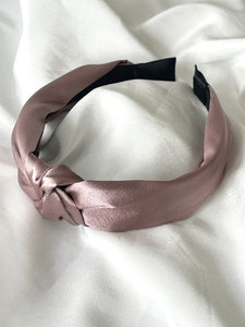 Musky Purple Silk Knot Headband