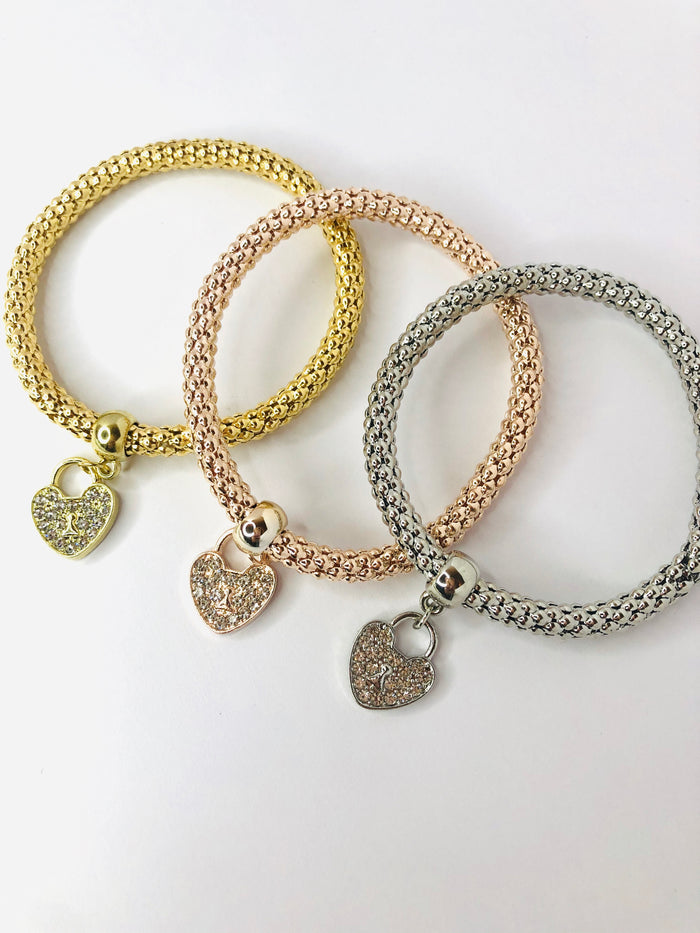 Heart Lock Bracelet